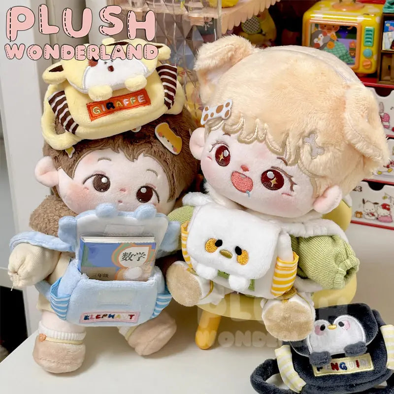 【INSTOCK】PLUSH WONDERLAND Animal series backpacks 20CM Doll Accessories   【INSTOCK】PLUSH WONDERLAND Animal series backpacks 20CM Doll Accessories