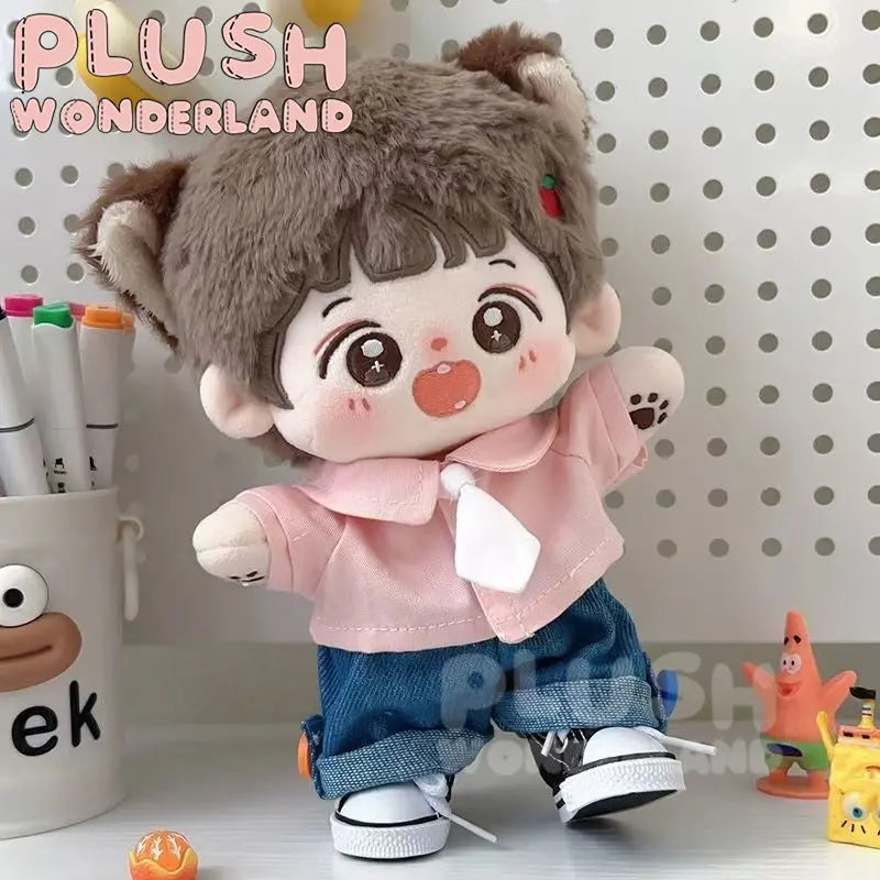 【INSTOCK】PLUSH WONDERLAND Shirt and jeans suit Set 20CM Doll Clothes   【INSTOCK】PLUSH WONDERLAND Shirt and jeans suit Set 20CM Doll Clothes
