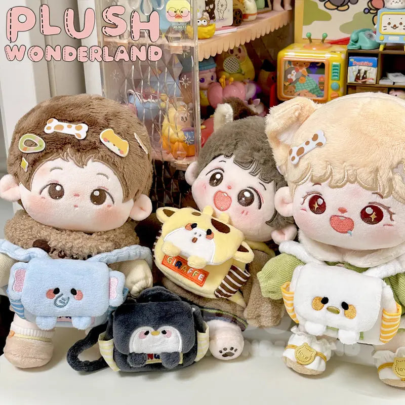 【INSTOCK】PLUSH WONDERLAND Animal series backpacks 20CM Doll Accessories   【INSTOCK】PLUSH WONDERLAND Animal series backpacks 20CM Doll Accessories