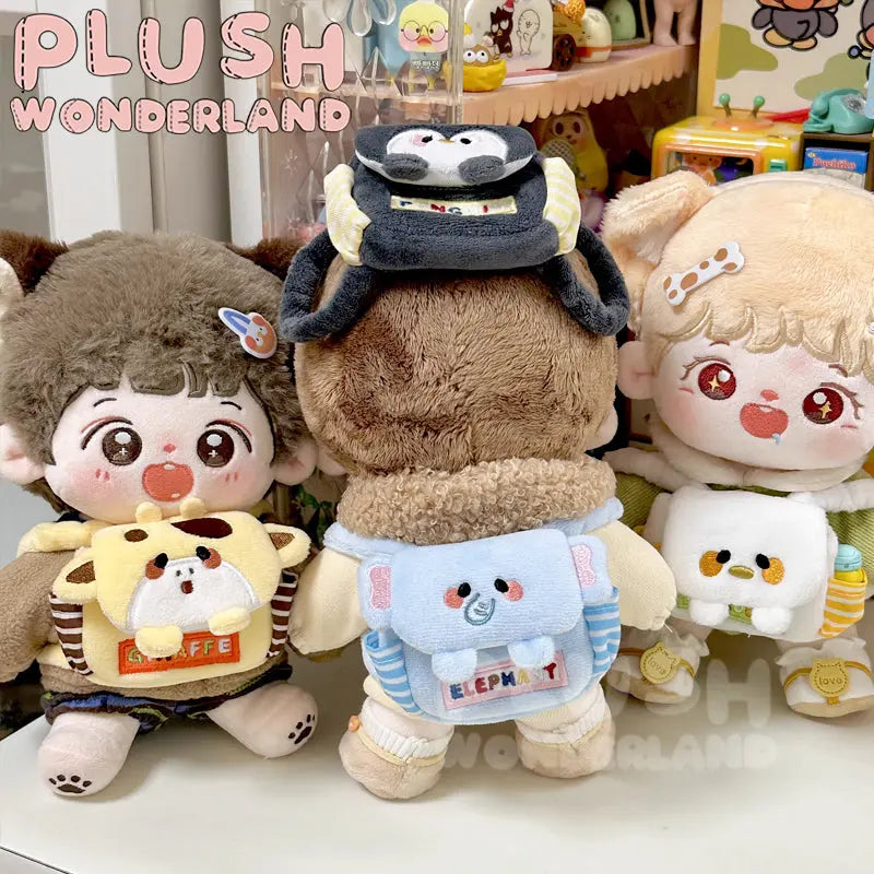 【INSTOCK】PLUSH WONDERLAND Animal series backpacks 20CM Doll Accessories   【INSTOCK】PLUSH WONDERLAND Animal series backpacks 20CM Doll Accessories