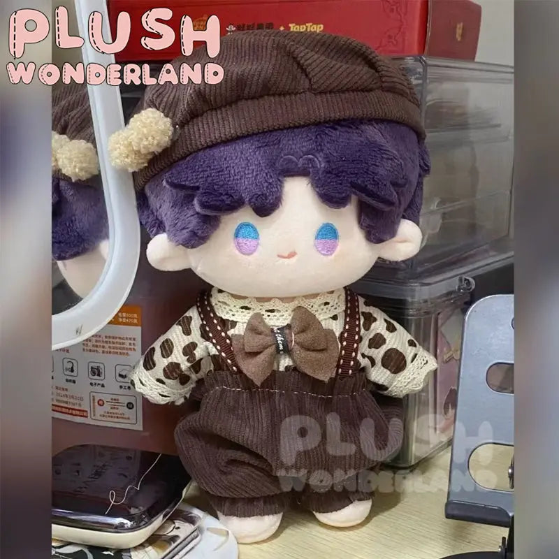 【INSTOCK】PLUSH WONDERLAND polka dot overalls Set 20CM Doll Clothes   【INSTOCK】PLUSH WONDERLAND polka dot overalls Set 20CM Doll Clothes