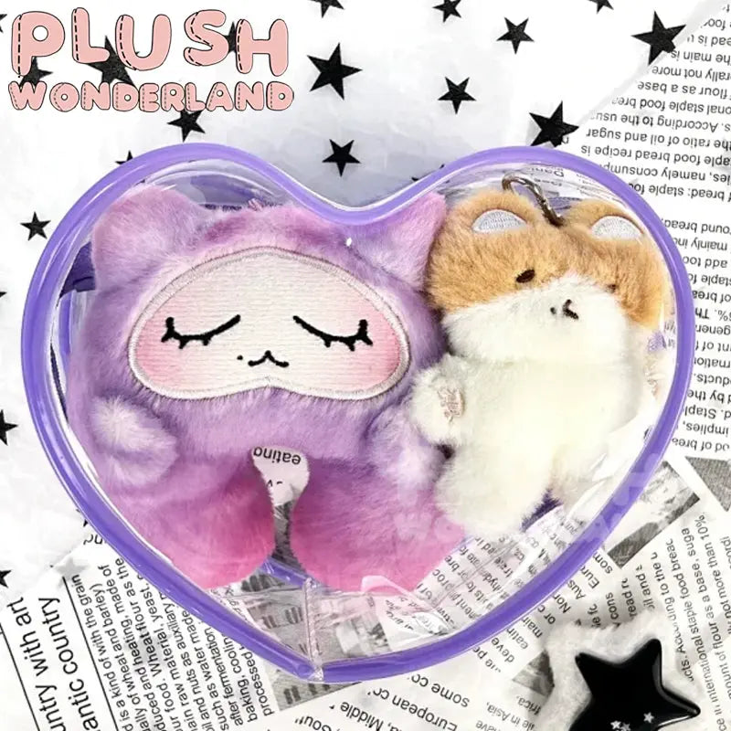 【INSTOCK】PLUSH WONDERLAND Heart-shaped transparent ita-bag - plushwonderland