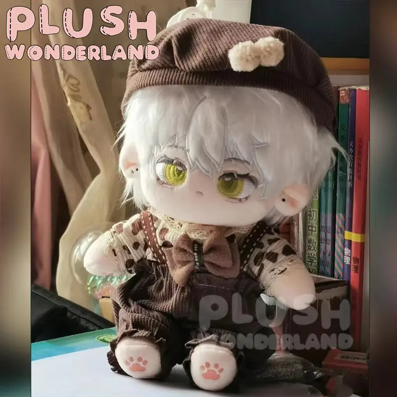 【INSTOCK】PLUSH WONDERLAND polka dot overalls Set 20CM Doll Clothes   【INSTOCK】PLUSH WONDERLAND polka dot overalls Set 20CM Doll Clothes