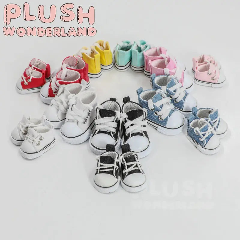 【INSTOCK】PLUSH WONDERLAND Casual canvas shoes 20CM Doll Accessories   【INSTOCK】PLUSH WONDERLAND Casual canvas shoes 20CM Doll Accessories