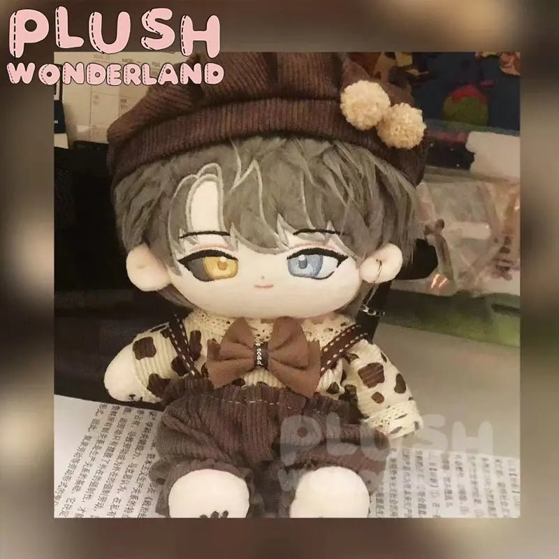 【INSTOCK】PLUSH WONDERLAND polka dot overalls Set 20CM Doll Clothes   【INSTOCK】PLUSH WONDERLAND polka dot overalls Set 20CM Doll Clothes