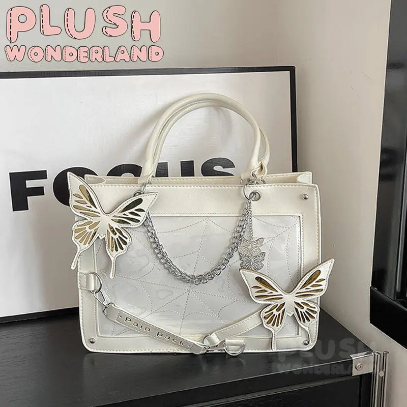 [Ita Bag] Dark‑Style Maze Butterfly Tote Ita‑Bag