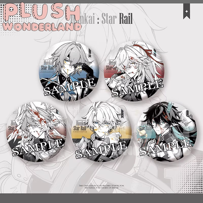 【INSTOCK】PLUSH WONDERLAND Battle-Damaged Series Acrylic Badges - plushwonderland