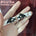 Black wings + White leather