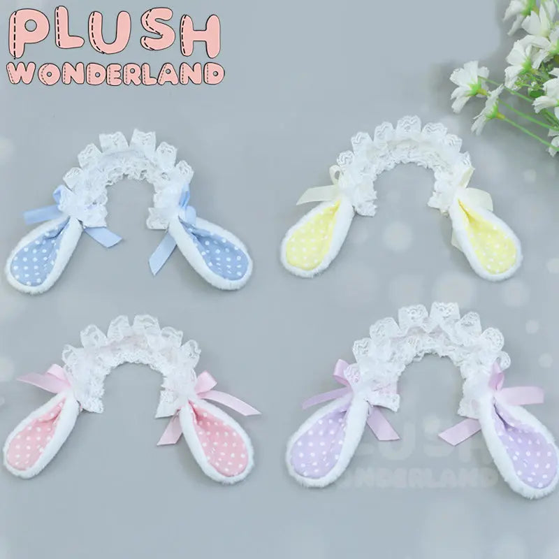 【INSTOCK】PLUSH WONDERLAND Chiffon Rabbit Ears 20CM Doll Accessories   【INSTOCK】PLUSH WONDERLAND Chiffon Rabbit Ears 20CM Doll Accessories