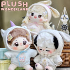 【INSTOCK】PLUSH WONDERLAND Good Night Hooded romper Set 20CM Doll Clothes   【INSTOCK】PLUSH WONDERLAND Good Night Hooded romper Set 20CM Doll Clothes