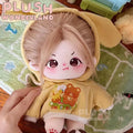 【INSTOCK】PLUSH WONDERLAND Cute Character Hooded Romper 20CM Doll Clothes   【INSTOCK】PLUSH WONDERLAND Cute Character Hooded Romper 20CM Doll Clothes