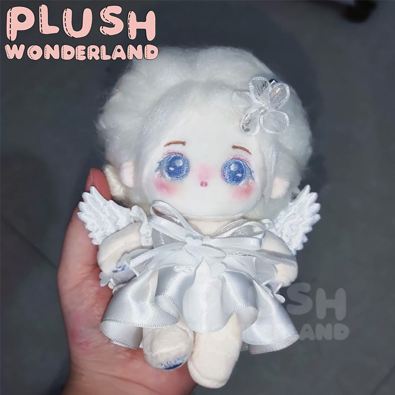【INSTOCK】PLUSH WONDERLAND Pure White Camisole Cake Dress Set 10CM Doll Clothes