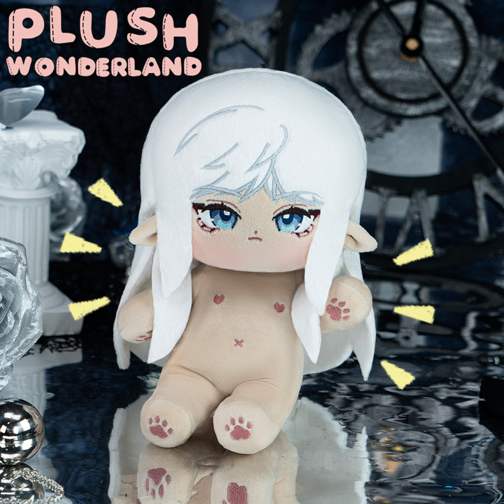 【Ausverkauft】Plüschtier WONDERLAND 20 cm, weißes Haar, Baumwollpuppe, FANMADE