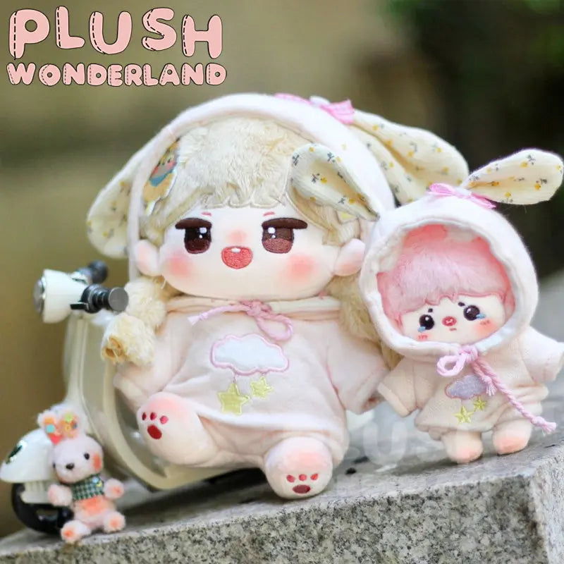 【INSTOCK】PLUSH WONDERLAND Good Night Hooded romper Set 20CM Doll Clothes   【INSTOCK】PLUSH WONDERLAND Good Night Hooded romper Set 20CM Doll Clothes