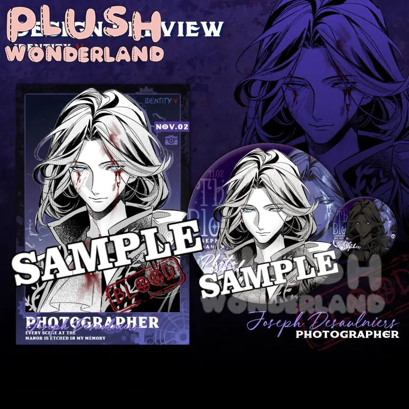 【INSTOCK】PLUSH WONDERLAND Battle-Damaged Series Gold powder Badges - plushwonderland