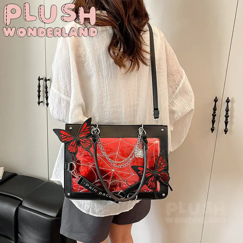 [Ita Bag] Dark‑Style Maze Butterfly Tote Ita‑Bag