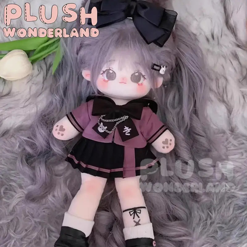 【INSTOCK】PLUSH WONDERLAND Purple uniform Set 20CM Doll Clothes