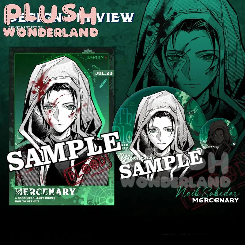 【INSTOCK】PLUSH WONDERLAND Battle-Damaged Series Gold powder Badges - plushwonderland