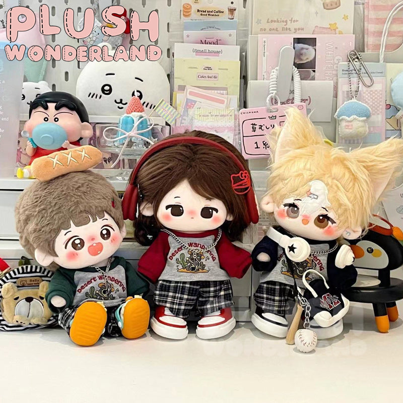 【INSTOCK】PLUSH WONDERLAND Retro Casual Suit Set 20CM Doll Clothes