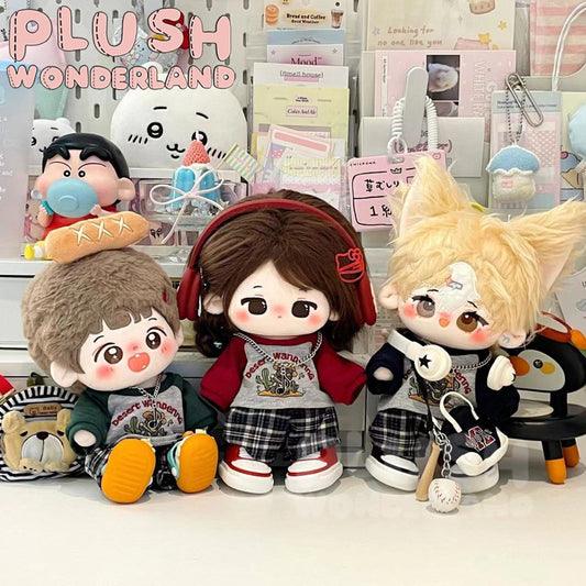 【INSTOCK】PLUSH WONDERLAND Retro Casual Suit Set 20CM Doll Clothes