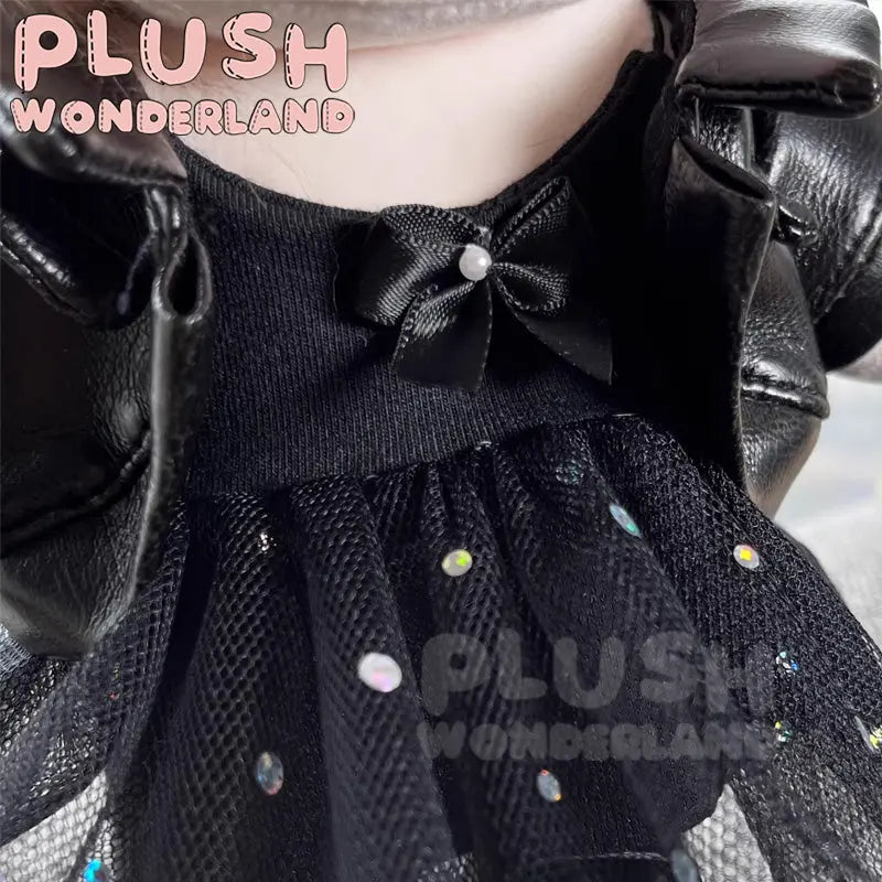 【INSTOCK】PLUSH WONDERLAND Glossy Leather Jacket Set 20CM Doll Clothes