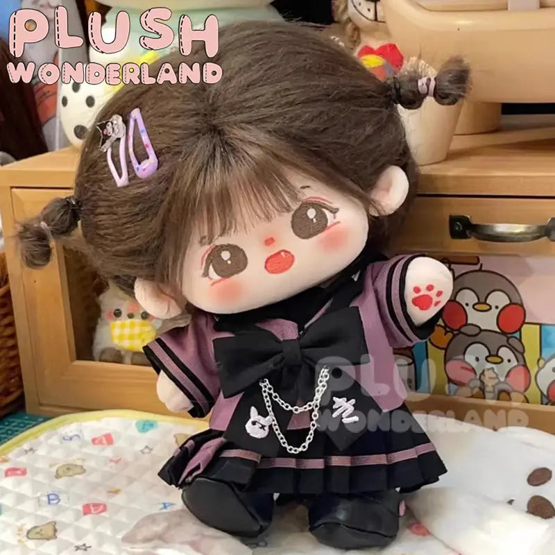 【INSTOCK】PLUSH WONDERLAND Purple uniform Set 20CM Doll Clothes