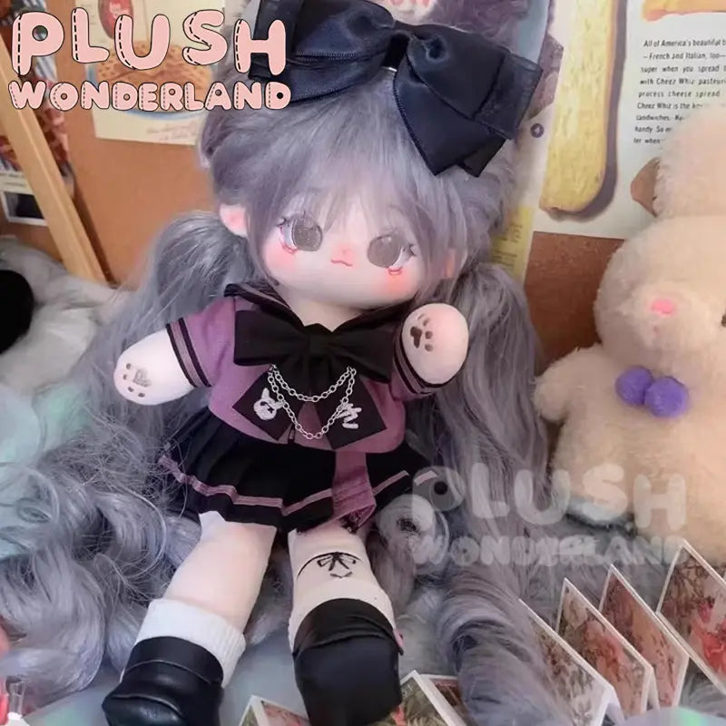 【INSTOCK】PLUSH WONDERLAND Purple uniform Set 20CM Doll Clothes