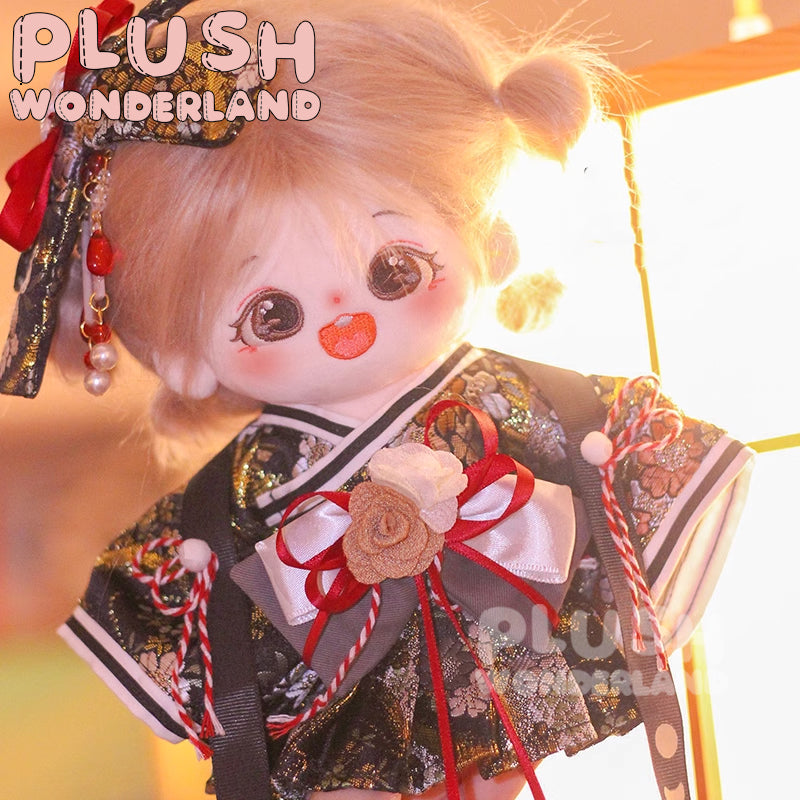 【In Stock】PLUSH WONDERLAND Japanese Kimono Flower Girl Plushies Cotton Doll Clothes 20CM