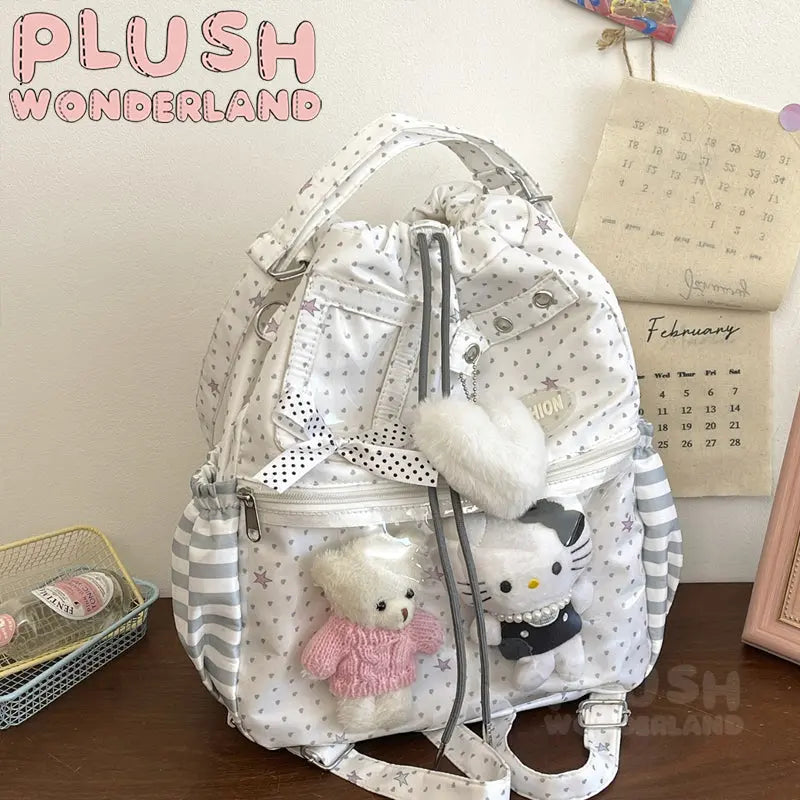 [Ita Bag] Cartoon Dual‑Use Backpack Crossbody Ita‑Bag