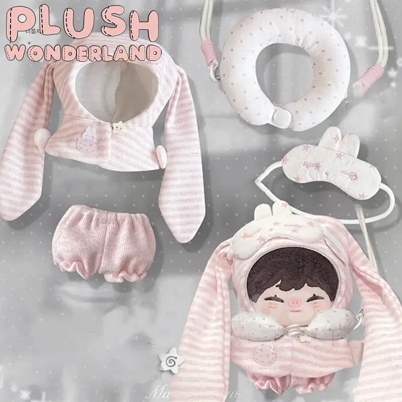 【INSTOCK】PLUSH WONDERLAND Pink and Grey Set 10CM Doll Clothes