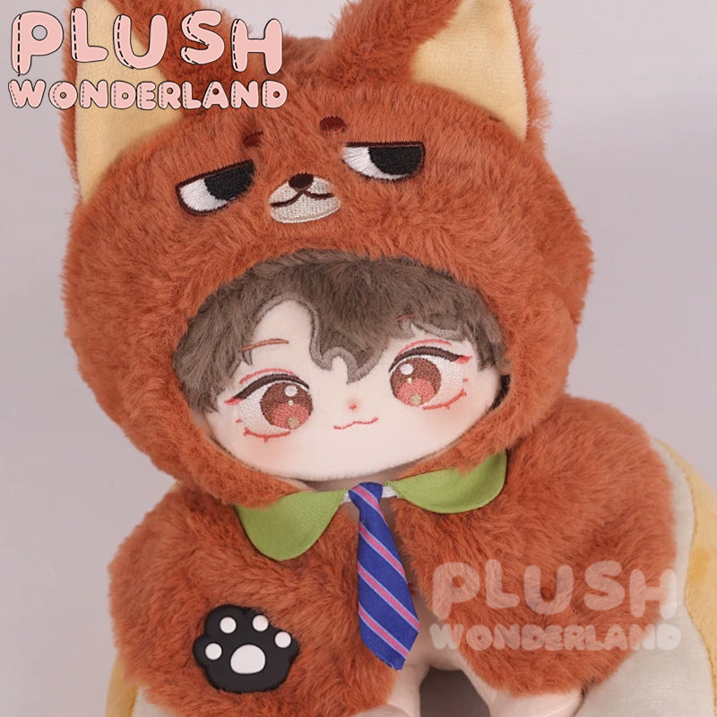 【PRESALE】PLUSH WONDERLAND Fox Rabbit Cape 20CM Doll Clothes