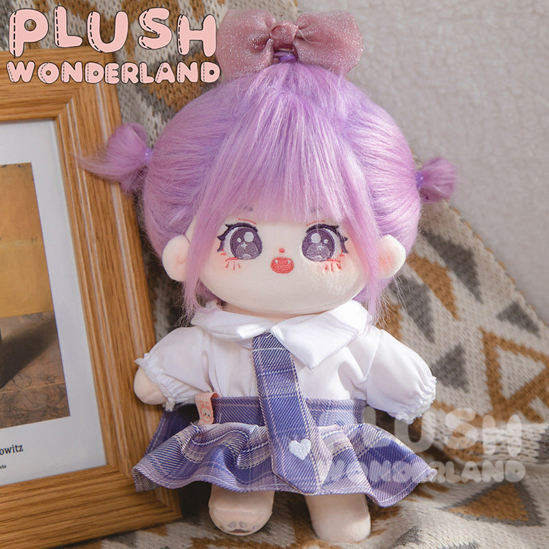 【INSTOCK】PLUSH WONDERLAND Plaid Skirt Suit 20CM Doll Clothes
