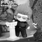 【Sold Out】PLUSH WONDERLAND Game glasses man Plushie 20CM Cotton Doll FANMADE   【Sold Out】PLUSH WONDERLAND Game glasses man Plushie 20CM Cotton Doll FANMADE