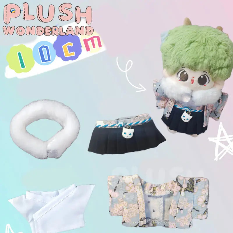 【INSTOCK】PLUSH WONDERLAND Japanese Yukata Set 10/20CM Doll Clothes