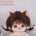 10CM Light Brown Ear(white rubber band)