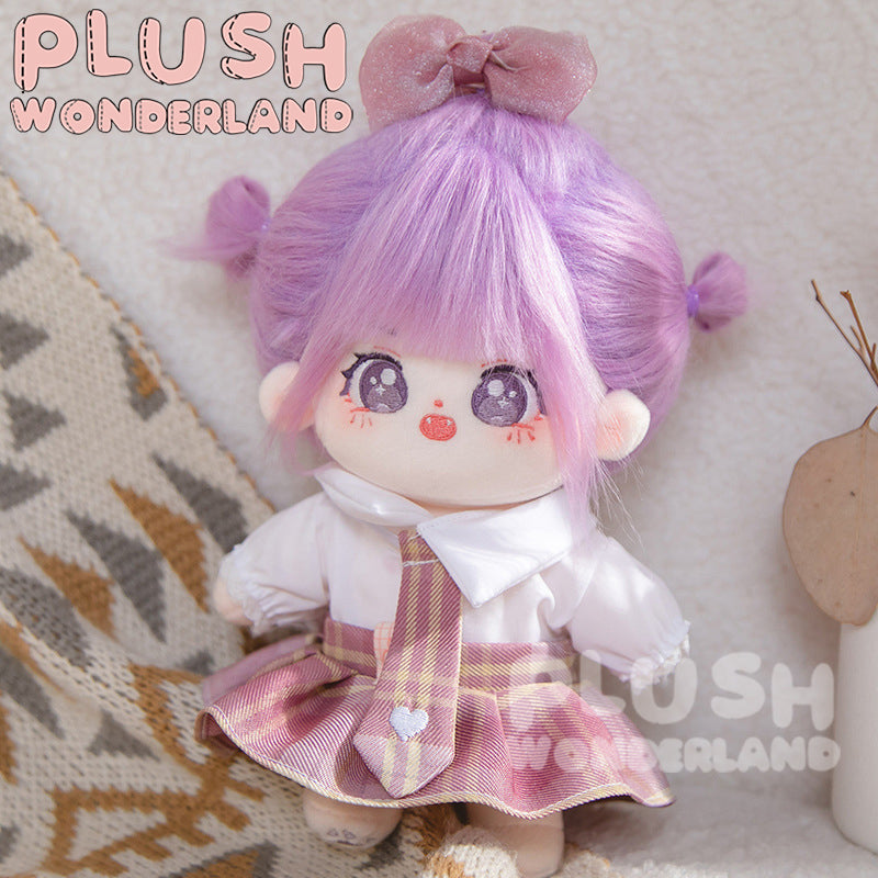 【INSTOCK】PLUSH WONDERLAND Plaid Skirt Suit 20CM Doll Clothes