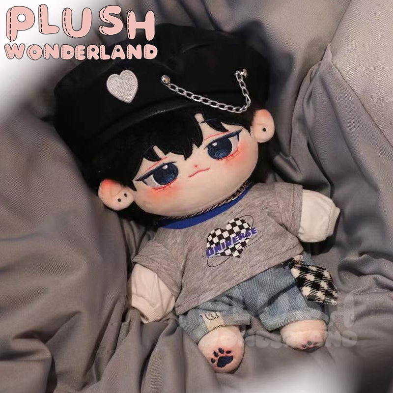 【INSTOCK】PLUSH WONDERLAND Chain sweatshirt and jeans Set 20CM Doll Clothes