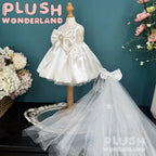 【INSTOCK】PLUSH WONDERLAND Long Wedding Dress with Spaghetti Straps Set 20CM Doll Clothes