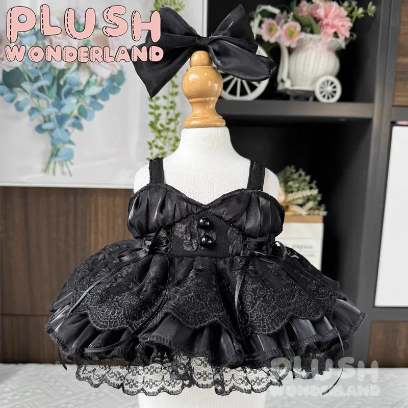 【INSTOCK】PLUSH WONDERLAND Black Swan Ballet Princess Dress Set 20CM Doll  Clothes