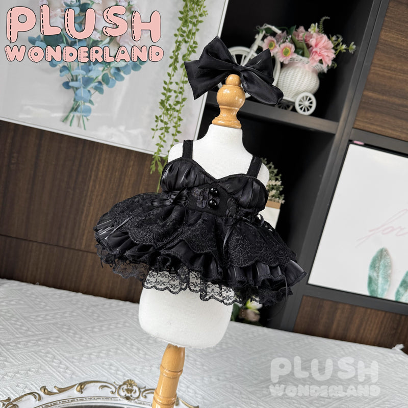 【INSTOCK】PLUSH WONDERLAND Black Swan Ballet Princess Dress Set 20CM Doll Clothes