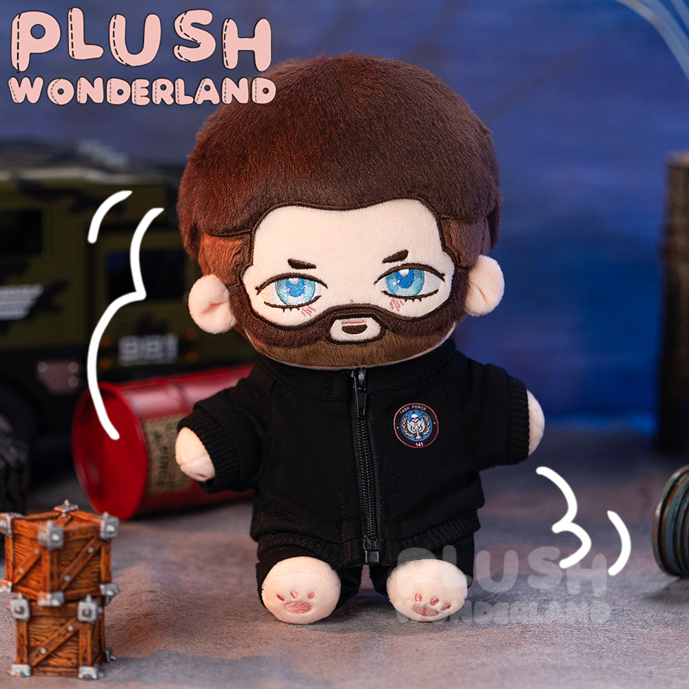 【Auf Lager】Plüsch-Wunderland-Kleidung für einen Mann mit Hut, Plüschtier aus Baumwolle, 20 cm, Kapuzenpullover, Fanartikel, Nachnahme