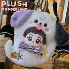 【Auf Lager】Plüsch-Wunderland Halloween-Geisterwelpe 10 cm Puppe Kleidung/Tasche