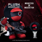 【VORVERKAUF】【Autorisiert】PLUSH WONDERLAND Monster X Mediator NauseAxe404 Plüschtier-Anhänger Dekompressionsball Anti-Stress 