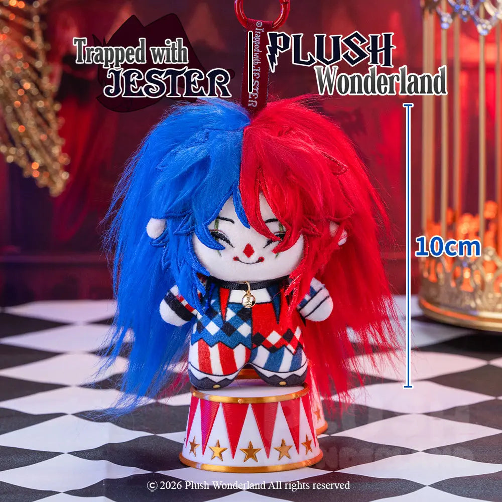 【PRESALE】【Authorized】【10CM Doll】PLUSH WONDERLAND Trapped with Jester Jester Plushie 10CM Doll Pendant Keychain