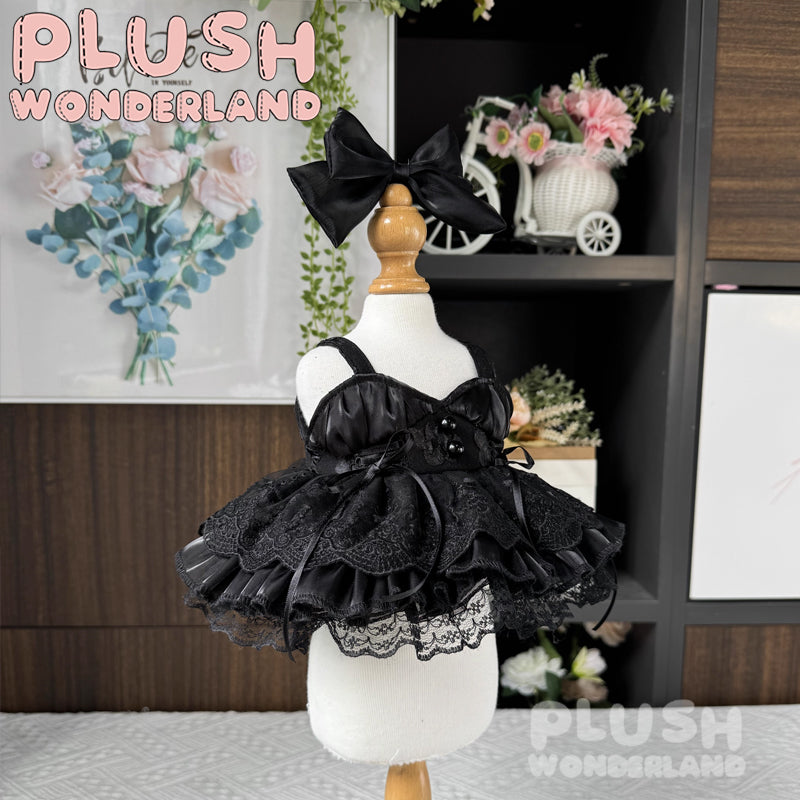 【INSTOCK】PLUSH WONDERLAND Black Swan Ballet Princess Dress Set 20CM Doll Clothes