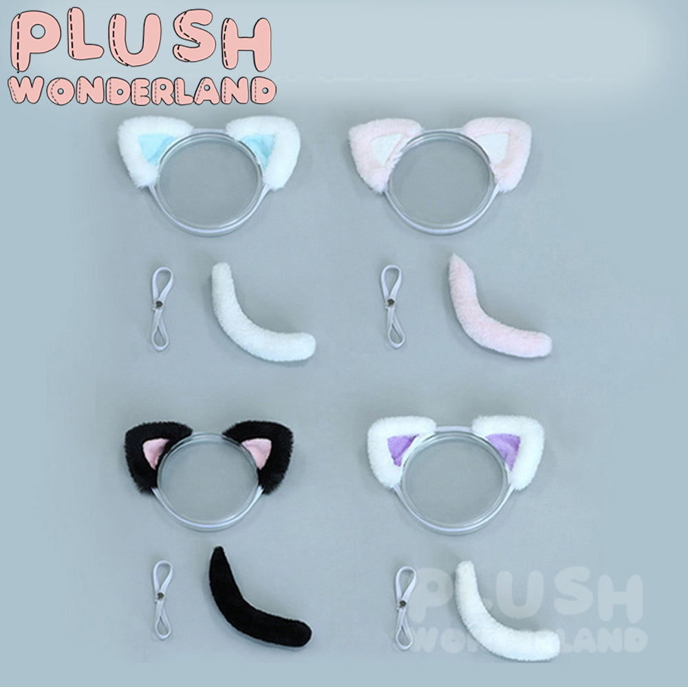 【INSTOCK】PLUSH WONDERLAND Cat ear and tail 20CM Doll Accessory