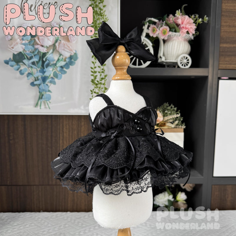 【INSTOCK】PLUSH WONDERLAND Black Swan Ballet Princess Dress Set 20CM Doll Clothes