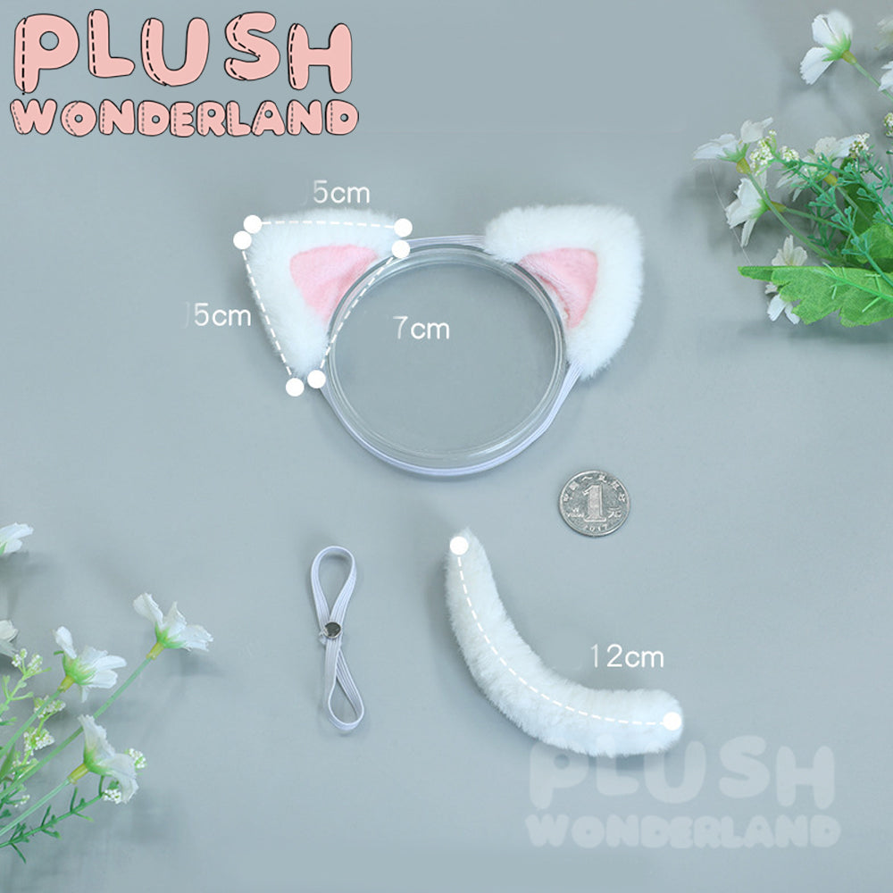【INSTOCK】PLUSH WONDERLAND Cat ear and tail 20CM Doll Accessory