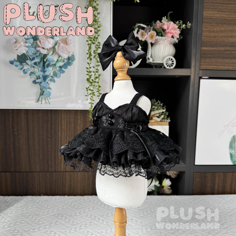 【INSTOCK】PLUSH WONDERLAND Black Swan Ballet Princess Dress Set 20CM Doll Clothes