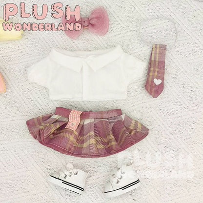 【INSTOCK】PLUSH WONDERLAND Plaid Skirt Suit 20CM Doll Clothes